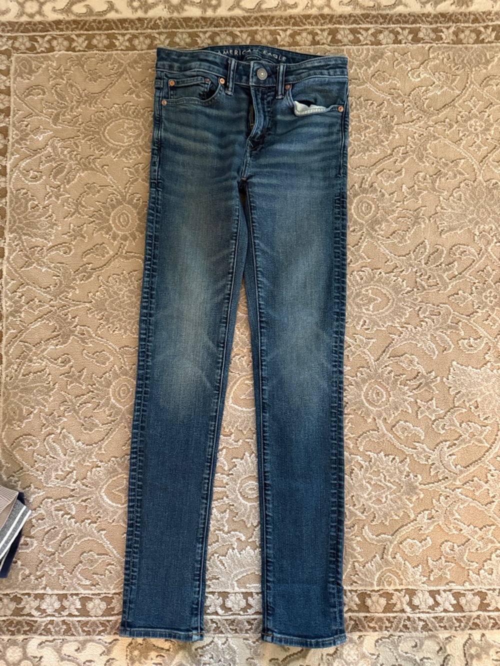 American Eagle Outfitters Men’s Skinny Jeans - Dark Blue Wash